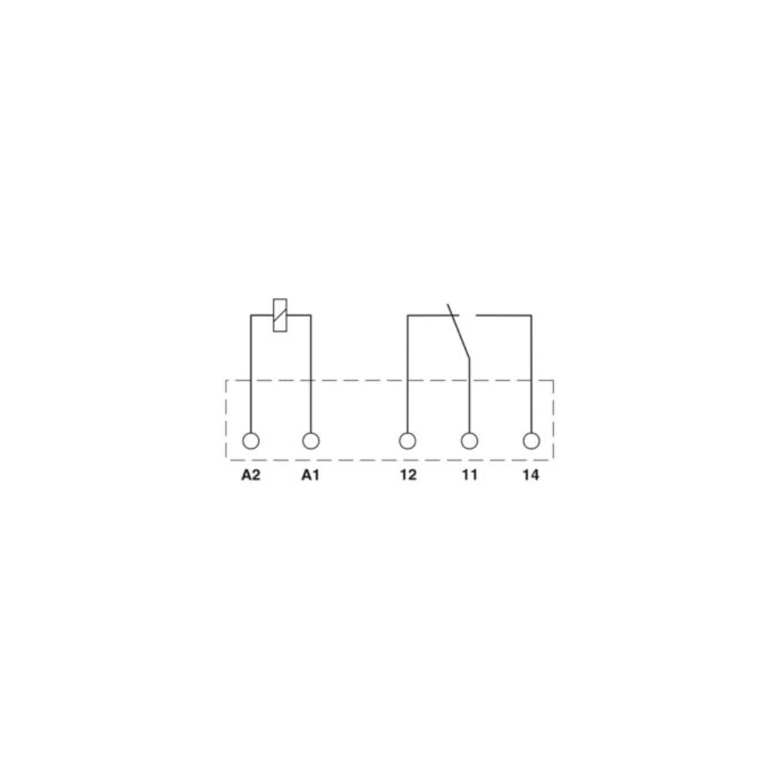 Phoenix Contact Relais miniature enfichable 12VDC 1W REL-MR-12DC/21