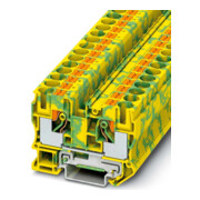 Phoenix Contact Schutzleiter-Reihenklemme 0,5-16qmm, grün-gelb PT 10-PE