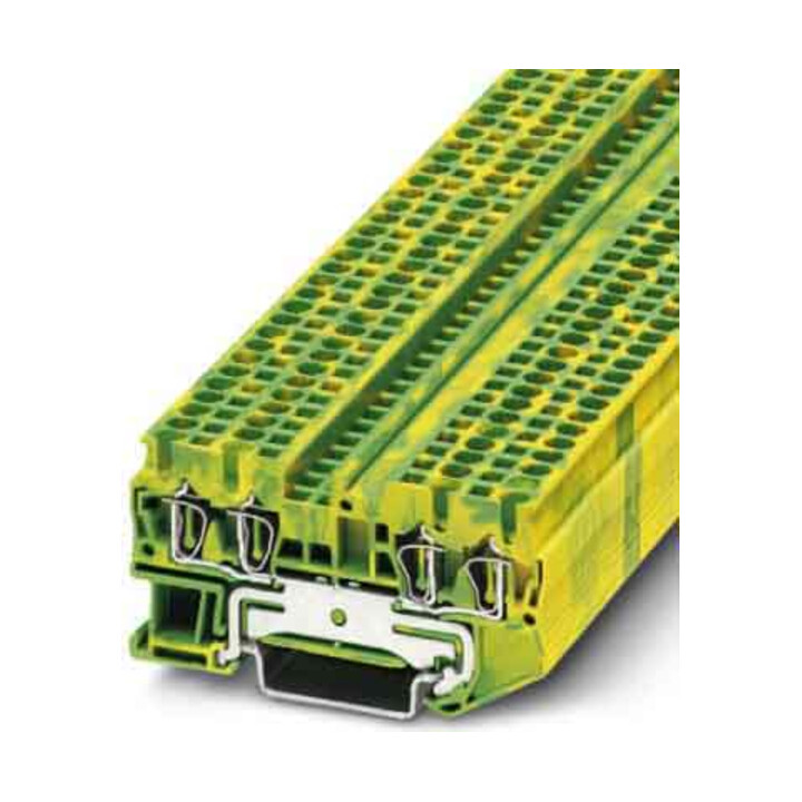Phoenix Contact Schutzleiterklemme 0, 08-4qmm gn-ge ST 2, 5-QUATTRO-PE
