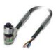 Phoenix Contact Sensor-Aktor-Kabel M12 gew., 4p., 5m SAC4P5,0PVC/M12FR-3L