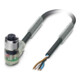 Phoenix Contact Sensor-Aktor-Kabel M12 gewinkelt,4p.,5m SAC4P5,0PUR/M12FR-3L