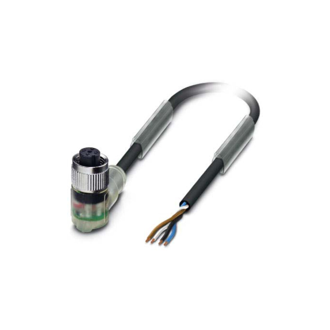 Phoenix Contact Sensor-Aktor-Kabel M12 gewinkelt,4p.,5m SAC4P5,0PUR/M12FR-3L