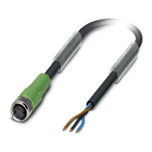 Phoenix Contact Sensor-Kabel, Buchse M8 gerade,3p.,5m SAC3P-5,0-PUR/M8FS