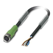 Phoenix Contact Sensor-Kabel, Buchse M8 gerade,4p.,3m SAC4P-3,0-PUR/M8FS-2