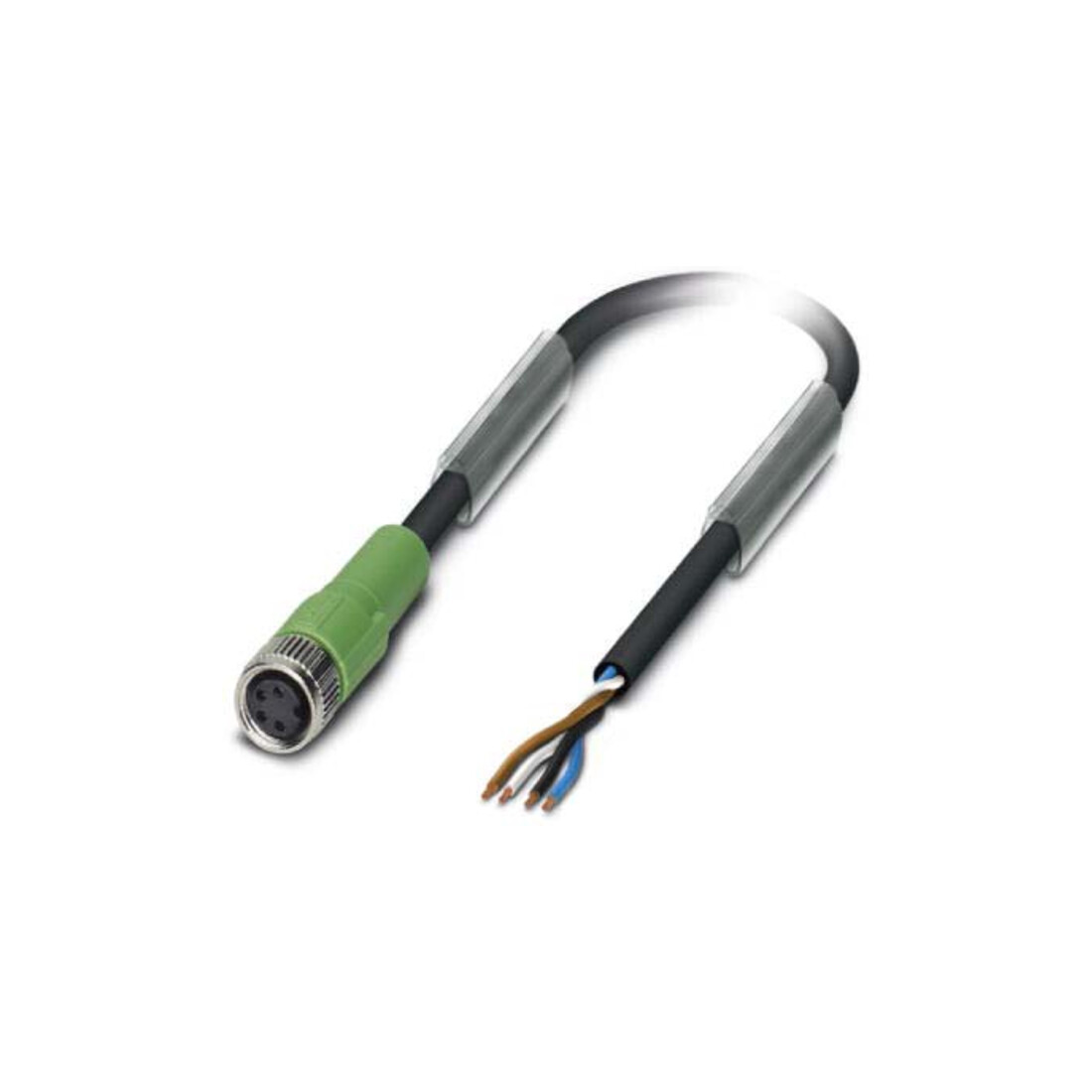Phoenix Contact Sensor-Kabel, Buchse M8 gerade,4p.,3m SAC4P-3,0-PUR/M8FS