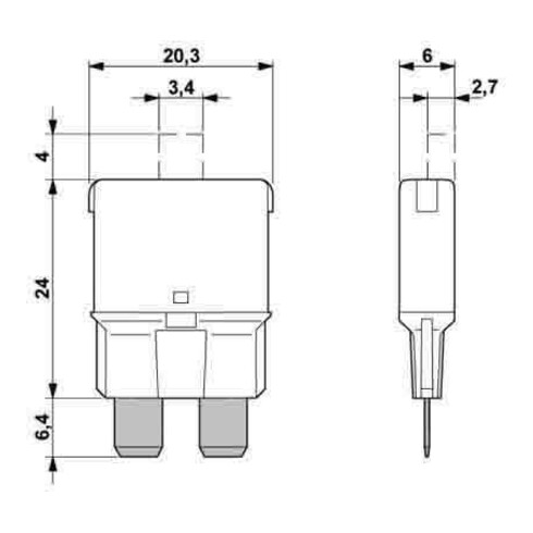 Phoenix Contact Sicherungsautomat TCP 20/DC32V