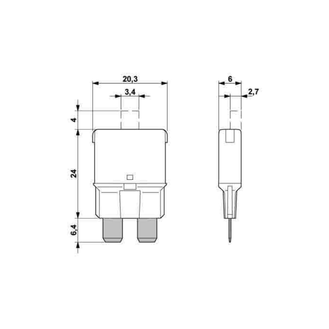 Phoenix Contact Sicherungsautomat TCP 20/DC32V
