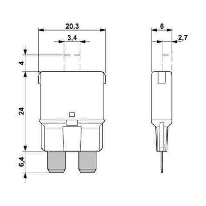 Phoenix Contact Sicherungsautomat TCP 20/DC32V