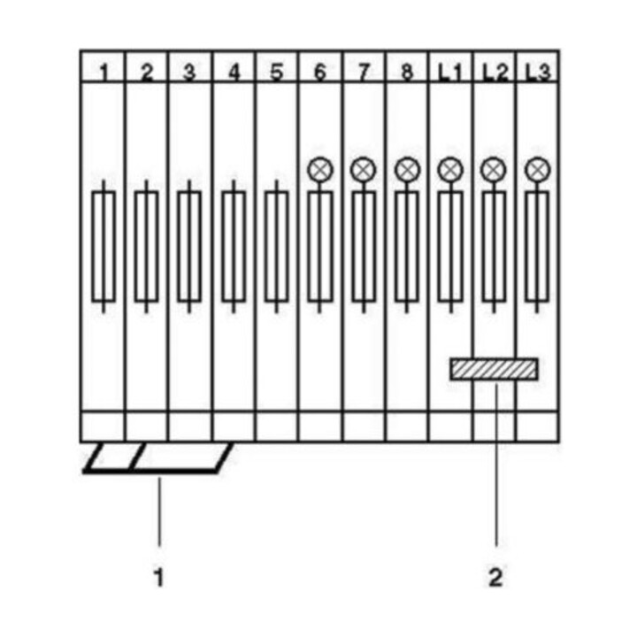 Phoenix Contact Sicherungsreihenklemme UK 5-HESILED 60