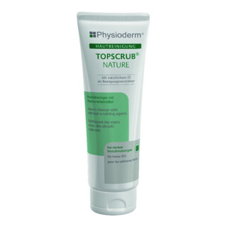 Physioderm Topscrub nature 250 ml Tube Nettoyant Mains Naturel Abrasif