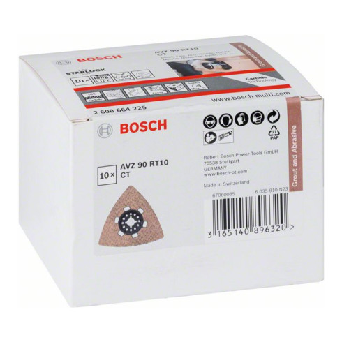 Bosch Piastra di rettifica AVZ 90 RT10, 90mm