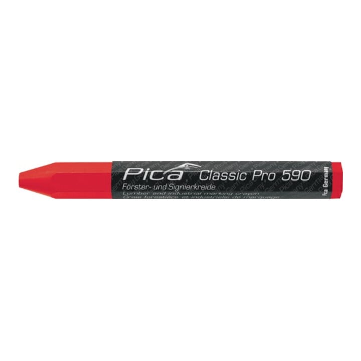 Pica Förster-/Signierkreide rot papiert Schachtel mit 12 St. Classic PRO 590