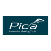 Pica Köcher Pocket f.Blei/Markierstifte m.Spitzmesser m.1 Markierstift Black & White-3