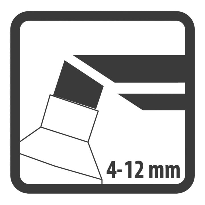 Pica Marqueur permanent XXL 4-12 mm noir 528/46