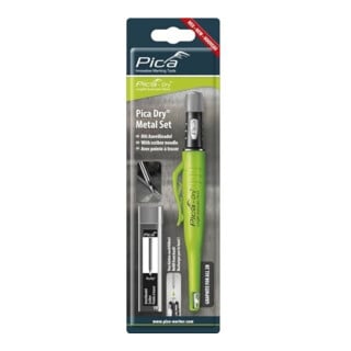 Pica Metal Set mit Anreißnadel Pica-Dry graue Kappe