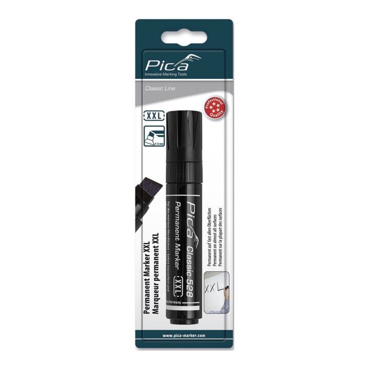 Pica Permanent Marker XXL 4-12mm schwarz 528/46