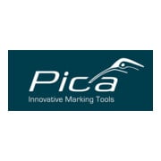 Pica Permanentmarker Classic INSTANT WHITE rot Strich-B.2-6mm Keilspitze-3