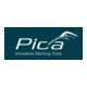 Pica Permanentmarker Classic weiß Strich-B.1-2mm Stift m.Clip-3