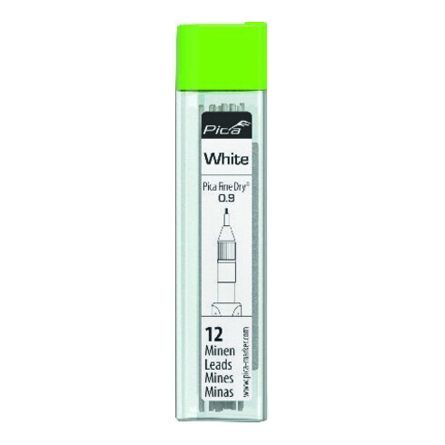 Pica Set de mines de rechange blanches pour Feinmarker FineDry blanc 0,9 mm