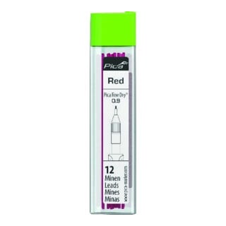 Pica Set de mines de rechange rouges pour Feinmarker FineDry rouge 0,9 mm