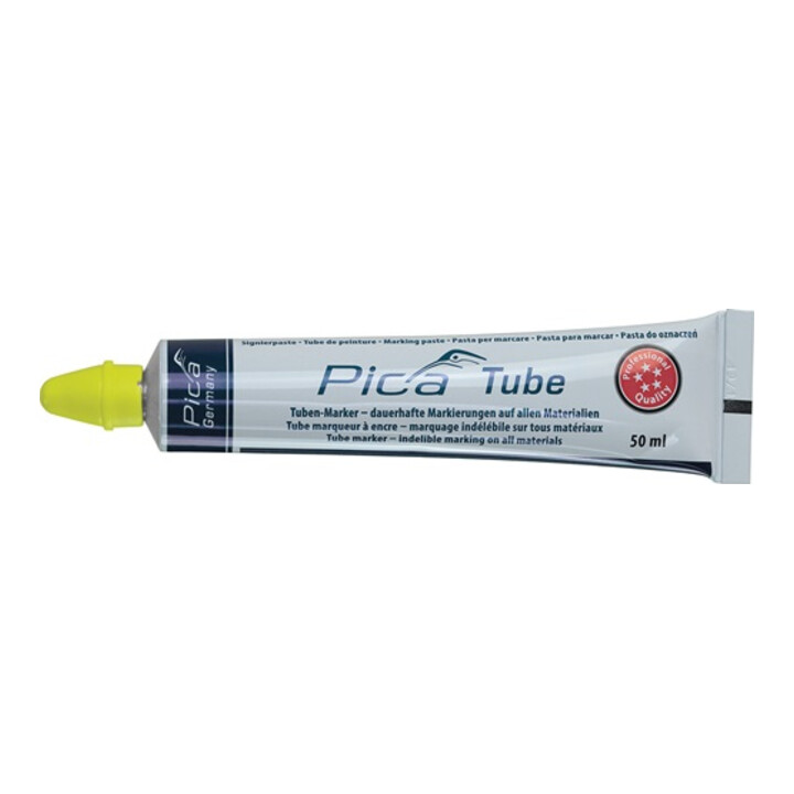 Pica Signierpaste gelb Tube mit 50ml 575/44