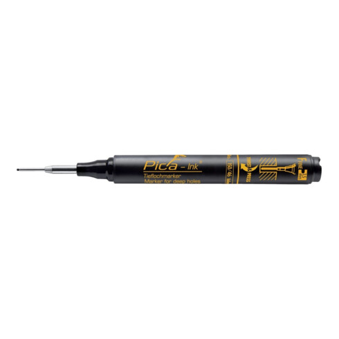 Pica Tieflochmarker Pica-Ink schwarz mit Teleskopspitze
