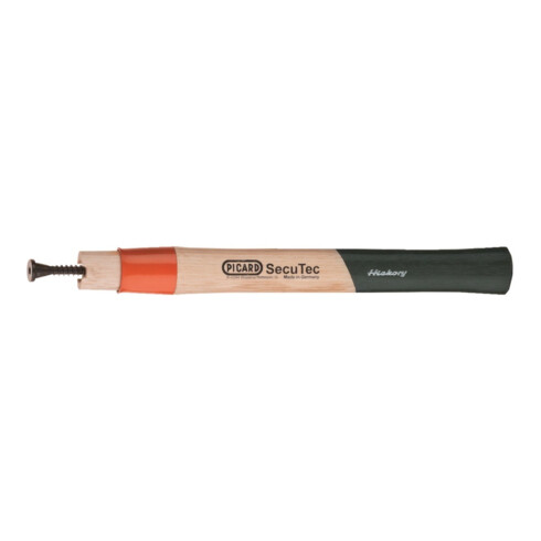 PICARD Hickory-Hammerstiel SecuTec mit Stielschutzhülse und Keilschraube, Stiellänge: 380mm