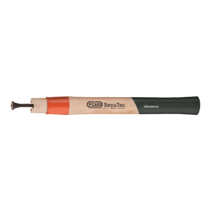 PICARD Hickory-Hammerstiel SecuTec mit Stielschutzhülse und Keilschraube, Stiellänge: 400mm
