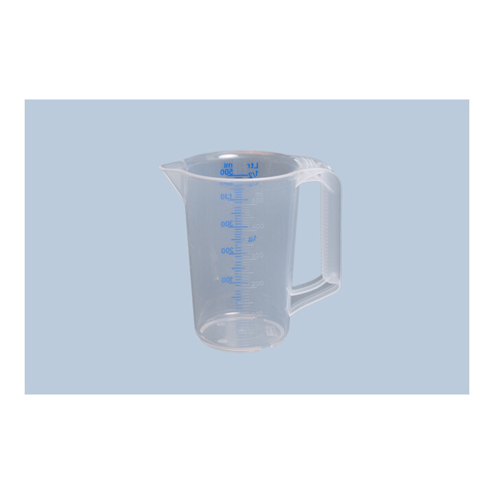 Pichet doseur 500 ml polypropylène transparent D90xH135 mm HÜNERSDORFF