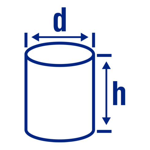 Pichet doseur 5000 ml polypropylène transparent D203xH257mm HÜNERSDORFF