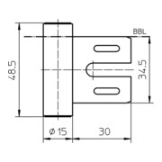 Pièce de cadre V 8000 WF VA ma geb.3-pcs.cadres en acier Stand.-4