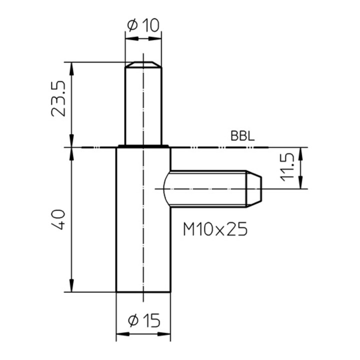 Pièce de cadre V 8100 WF WF U STA cadres en acier vern.2 pièces Charnière de montage ultérieur