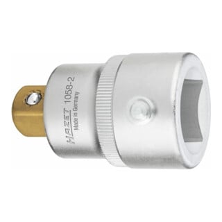 Adaptateur HAZET carré creux/carré massif avec boulon de débrayage pour dispositif de sécurité à goupille