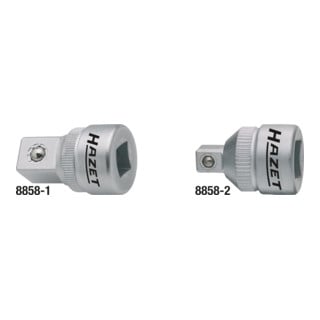 Pièce de réduction 8858-2 ∙ Carré creux 10 mm (3/8 pouce) ∙ Carré massif 6,3 mm (1/4 pouce) HAZET
