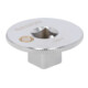Pièce de transition E/D/E 3/8" à 1/2" magnétique plate
