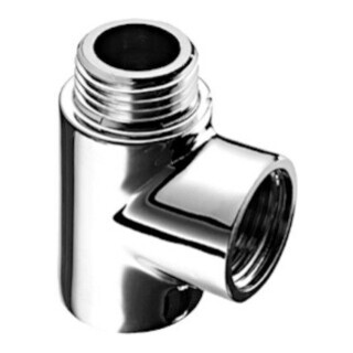 Pièce en T Schell 1/2 chrome