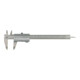 Pied à coulisse de poche DIN862 DUO-FIX 150mm vis de blocage / blocage instantan