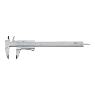 Pied à coulisse de poche Helios Preisser, acier inoxydable, 150 x 40 mm, avec dispositif de détermination du couple rond
