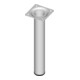 Pied de meuble blanc RAL 9003 30mm H.200mm panneau-1