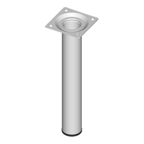Pied de meuble blanc RAL 9003 30mm H.200mm panneau