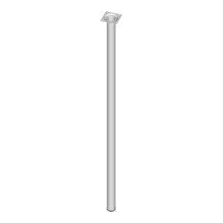 Pied de meuble blanc RAL 9003 30mm H.800mm panneau blanc