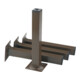 Pied de meuble chr.25x25mm H.400mm panneau 4 pcs/set-1