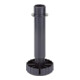 Pied de réglage du socle 061851 en plastique noir 100 mm gamme 89-125 mm Hettich-1