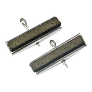 Pierres de rechange pour art. 1155 mâchoires 30 mm K 220 2 pièces BGS