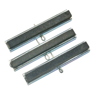 Pierres de rechange pour art. 1156 mâchoires 50 mm K 220 3 pièces BGS