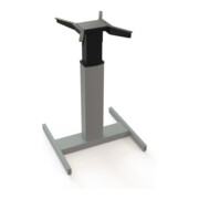 Piètement à réglage en hauteur électrique 501-19 STIER, mobile, pour plateau de 80x80 cm