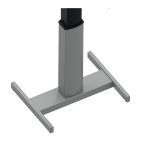 Piètement à réglage en hauteur électrique 501-19 STIER, mobile, pour plateau de 80x80 cm