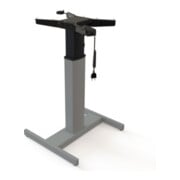 Piètement à réglage en hauteur électrique 501-19 STIER, mobile, pour plateau de 80x80 cm-3