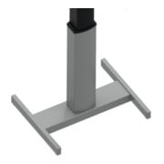 Piètement à réglage en hauteur électrique 501-19 STIER, mobile, pour plateau de 80x80 cm-4