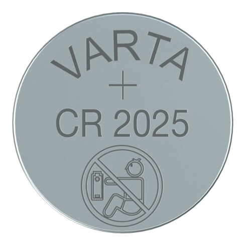 Pile bouton 3 V 170 mAh CR2025 20,0 x 2,5 mm VARTA